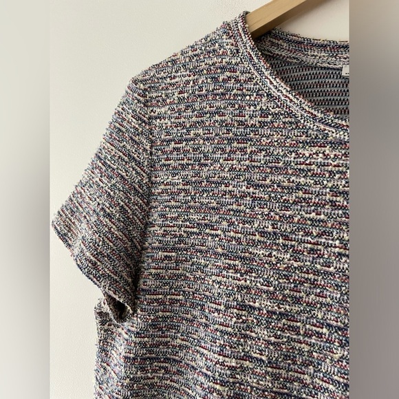 Zara Tweed Rainbow Frill Dress with Pearl Detail - Picture 3 of 7